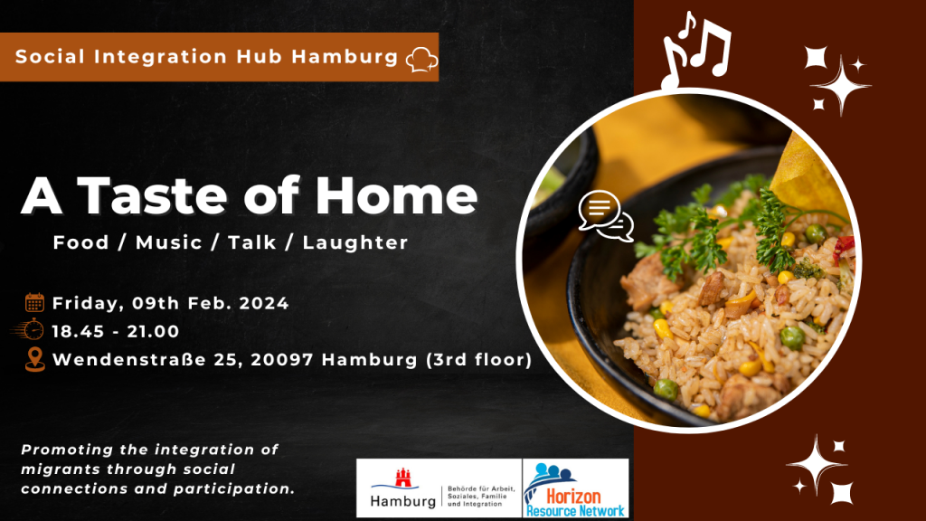 A Taste of Home @ Social Integration Hub Hamburg.